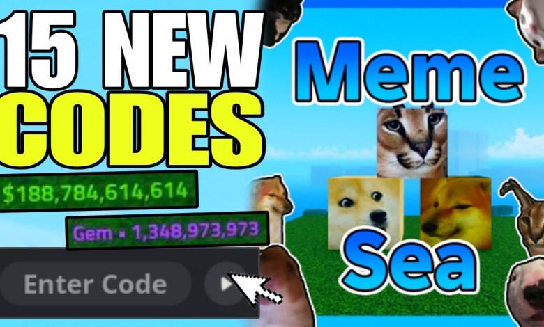 *NEW CODES* ROBLOX MEME SEA CODES 2024 | MEME SEA CODES *NEW CODES* ROBLOX MEME SEA CODES 2024 | MEME SEA CODES