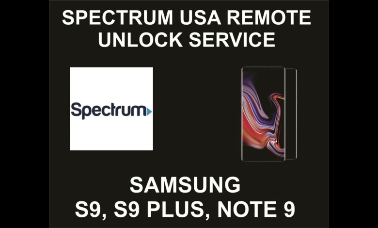 Spectrum USA Remote Unlock Service, Samsung S9, S9 Spectrum USA Remote Unlock Service, Samsung S9, S9