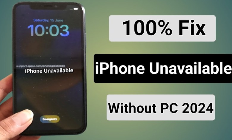 iphone unavailable lock screen fixed || Without iphone unavailable lock screen fixed || Without