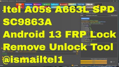 Itel A05s A663L SPD & Unisoc SC9863A Android 13 FRP Itel A05s A663L SPD & Unisoc SC9863A Android 13 FRP