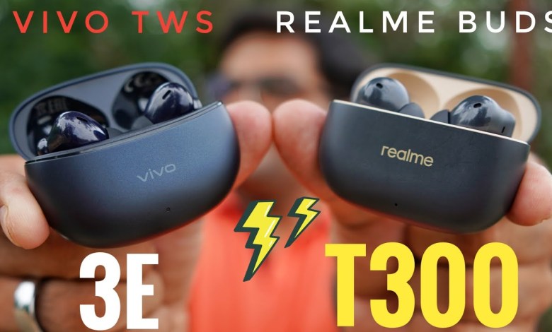 Vivo TWS 3e VS realme Buds T300 Best ANC Earbuds Vivo TWS 3e VS realme Buds T300 Best ANC Earbuds