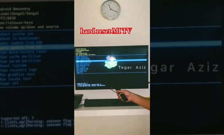 how to hard reset MI TV! how to reset MI TV! how to hard reset MI TV! how to reset MI TV!