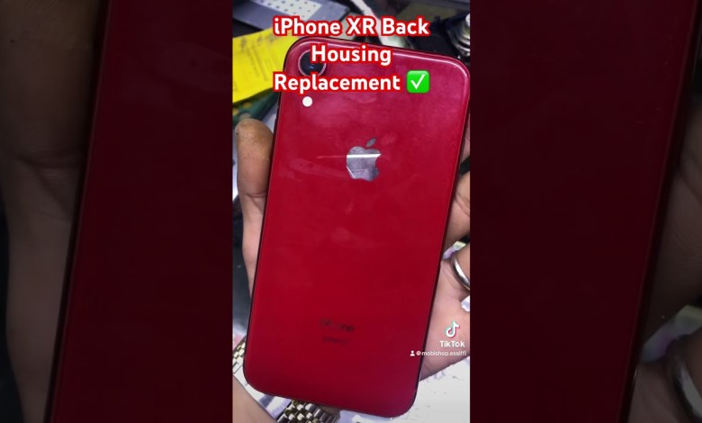 iPhone XR Back Glass & Housing Replacement #shorts iPhone XR Back Glass & Housing Replacement #shorts