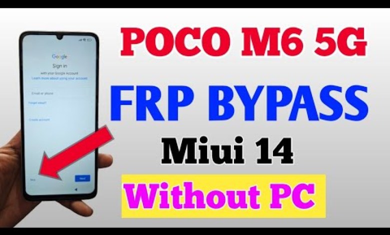 Poco M6 5G FRP Bypass/ Unlock Miui 14 Without PC/All Poco M6 5G FRP Bypass/ Unlock Miui 14 Without PC/All