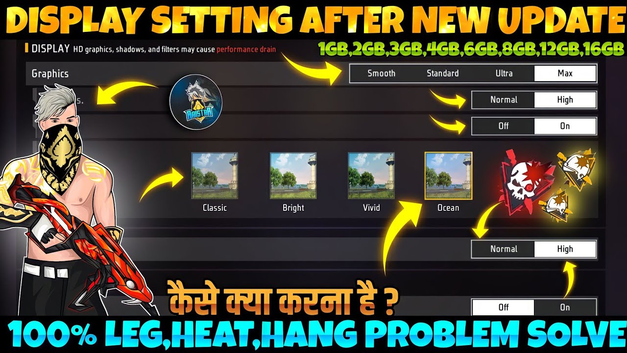 display Setting Free Fire | Pro Player display Setting display Setting Free Fire | Pro Player display Setting