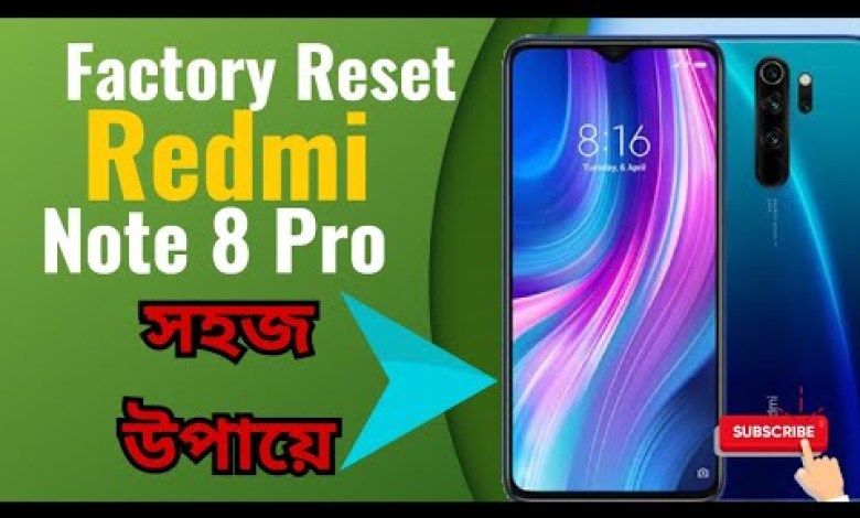 How to Factory Reset & Hard Reset the Xiami Redmi not 8 How to Factory Reset & Hard Reset the Xiami Redmi not 8
