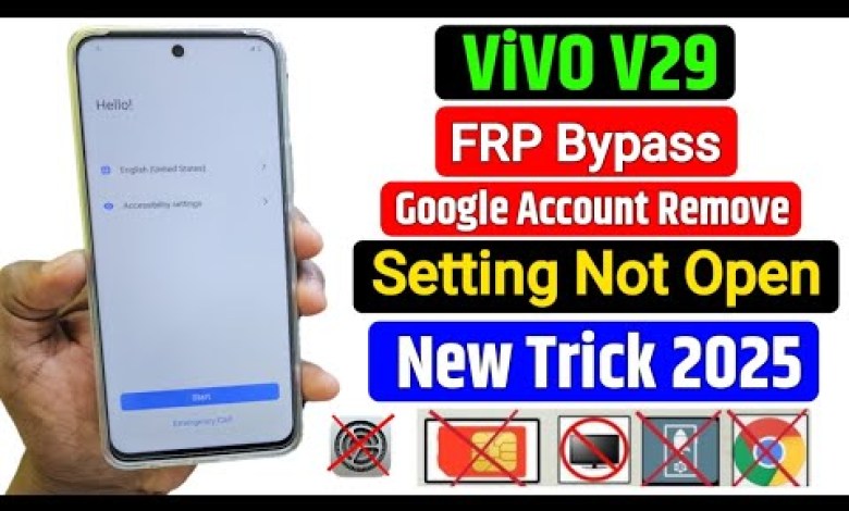 Uncover the Mystery: VIVO V29 FRP Bypass Settings Unreachable | Discover VIVO V29 5G FRP Solution Uncover the Mystery: VIVO V29 FRP Bypass Settings Unreachable | Discover VIVO V29 5G FRP Solution