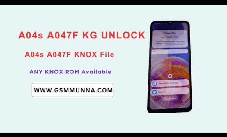 A047F U4 KG Unlock By Chimera A047F U4 KG Unlock By Chimera