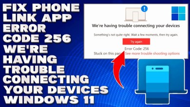 How To Fix Phone Link App Error Code 256 We’re Having How To Fix Phone Link App Error Code 256 We’re Having