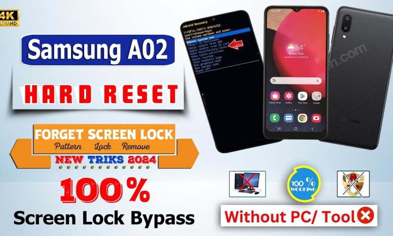 Samsung Galaxy A02 Hard Reset || Samsung A02 Factory Samsung Galaxy A02 Hard Reset || Samsung A02 Factory