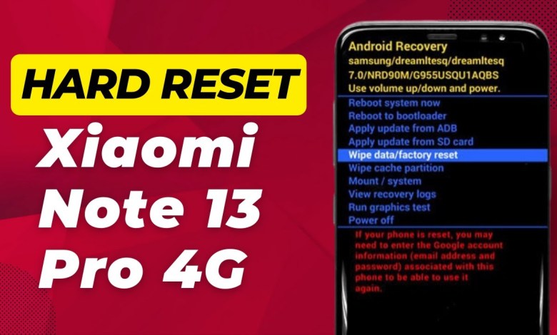 How To Hard Reset Xiaomi Note 13 Pro 4G (Quick & Easy) How To Hard Reset Xiaomi Note 13 Pro 4G (Quick & Easy)