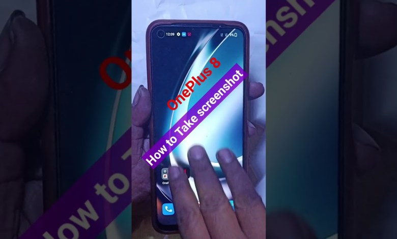 OnePlus 8 how to take screenshot OnePlus 8 how to take screenshot