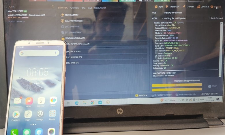 Vivo y71 password and frp bypass unlock tool Vivo y71 password and frp bypass unlock tool