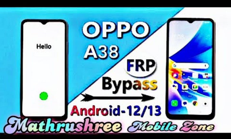 Oppo A38 New Frp Bypass Solutions just One Click Oppo A38 New Frp Bypass Solutions just One Click