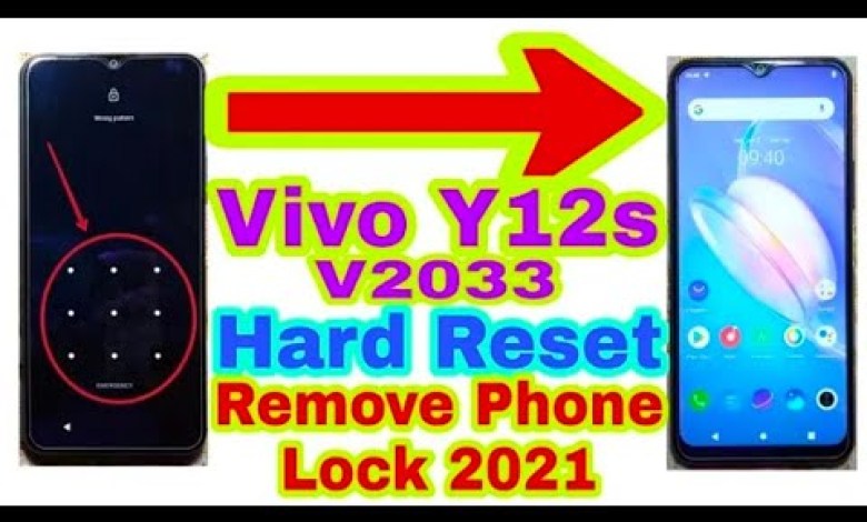 Vivo y12 y12s hard reset pattern unlock pin password Vivo y12 y12s hard reset pattern unlock pin password