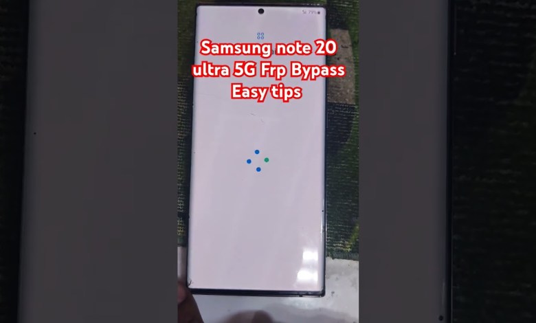 Unlock Samsung Note 20 Ultra 5G FRP with these simple tricks Unlock Samsung Note 20 Ultra 5G FRP with these simple tricks