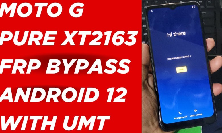 Unlocking Moto G Pure XT2163 FRP on Android 12 using UMT: A Step-by-Step Guide Unlocking Moto G Pure XT2163 FRP on Android 12 using UMT: A Step-by-Step Guide