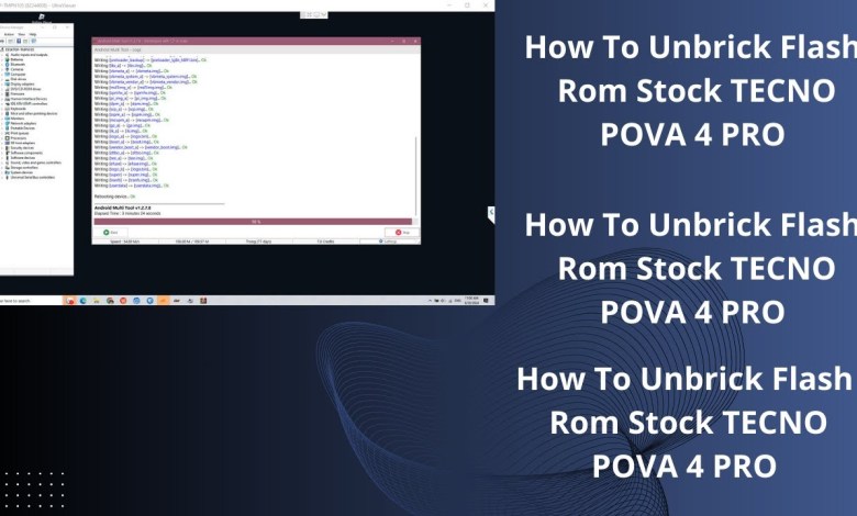 How To Unbrick Flash Rom Stock TECNO POVA 4 PRO How To Unbrick Flash Rom Stock TECNO POVA 4 PRO
