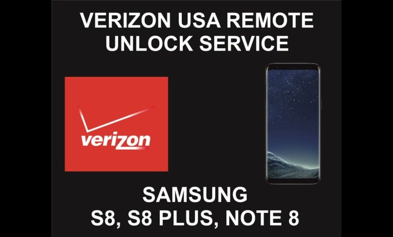 Verizon USA Remote Unlock Service, Samsung S8, S8 Plus, Verizon USA Remote Unlock Service, Samsung S8, S8 Plus,