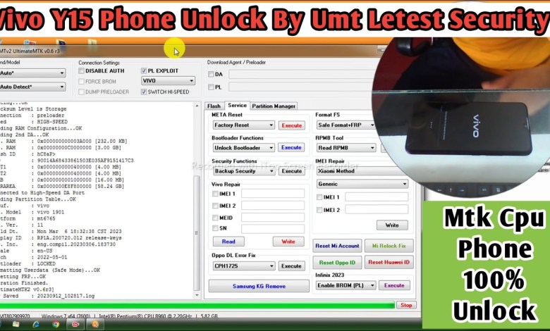 Vivo Y15 Phone Unlock By Umt Letest Security Phone/ How Vivo Y15 Phone Unlock By Umt Letest Security Phone/ How