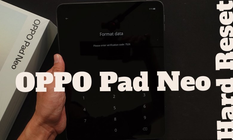 How To Hard Reset OPPO Pad Neo How To Hard Reset OPPO Pad Neo