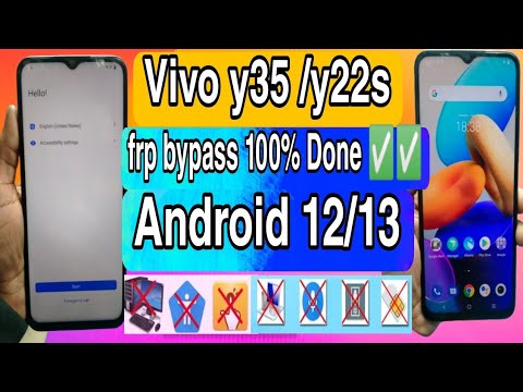 Vivo Y35 frp bypass Android 13/12 100% bypass Google Vivo Y35 frp bypass Android 13/12 100% bypass Google
