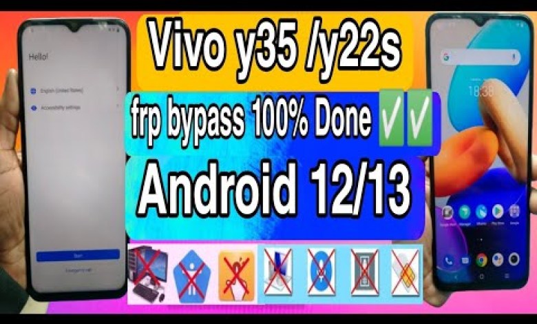 Vivo Y35 frp bypass Android 13/12 100% bypass Google Vivo Y35 frp bypass Android 13/12 100% bypass Google