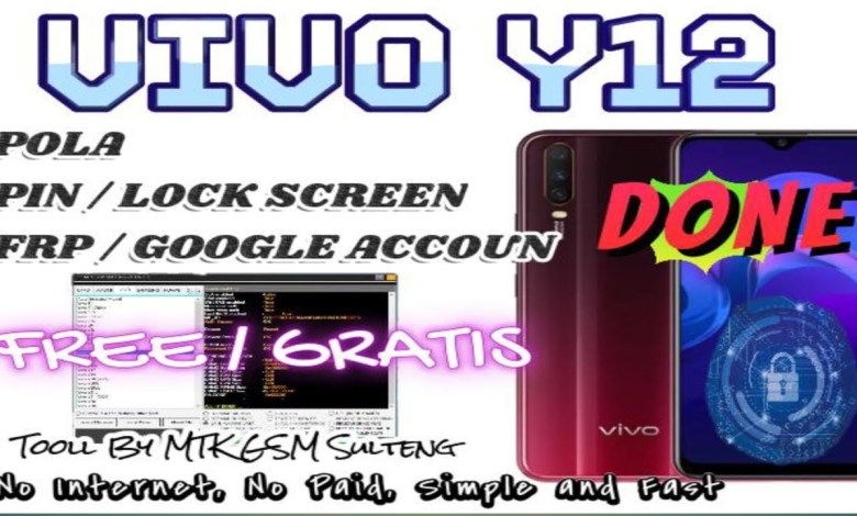 Vivo Y12 Bypass Pin Pola Frp Free tooll No Paid[ Y12 Vivo Y12 Bypass Pin Pola Frp Free tooll No Paid[ Y12