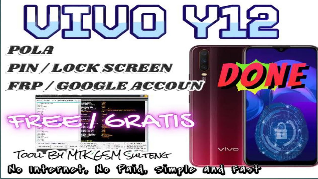 Vivo Y12 Bypass Pin Pola Frp Free tooll No Paid[ Y12 Vivo Y12 Bypass Pin Pola Frp Free tooll No Paid[ Y12