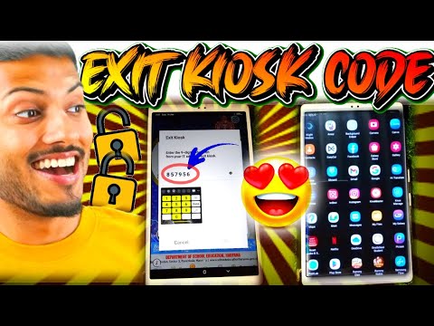 9 digit EXIT KIOSK CODE of government tablet..!! Government Tab 9 digit EXIT KIOSK CODE of government tablet..!! Government Tab