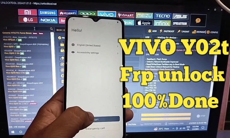 Vivo Y02t FRP Bypass Unlock Tool ! 100% Done ! Vivo Y02t FRP Bypass Unlock Tool ! 100% Done !