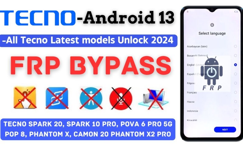 -Unlock All Tecno Android 13 FRP Bypass 2024 [Without -Unlock All Tecno Android 13 FRP Bypass 2024 [Without