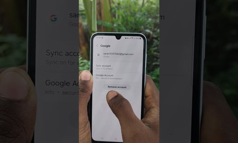 How to remove Google account in Samsung Galaxy A15 How to remove Google account in Samsung Galaxy A15