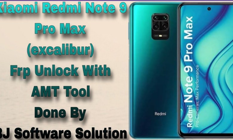 Xiaomi Redmi Note 9 Pro Max Frp Unlock With AMT Tool Xiaomi Redmi Note 9 Pro Max Frp Unlock With AMT Tool