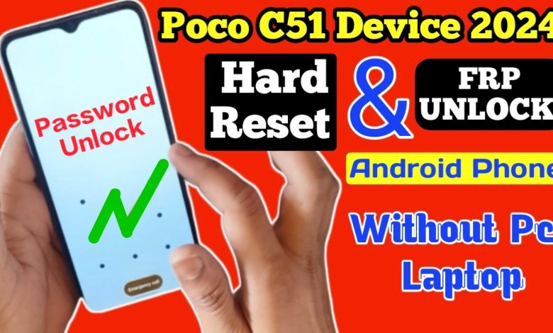 Factory Reset Android Phone 2024 ? Poco C51 Without Pc Factory Reset Android Phone 2024 ? Poco C51 Without Pc