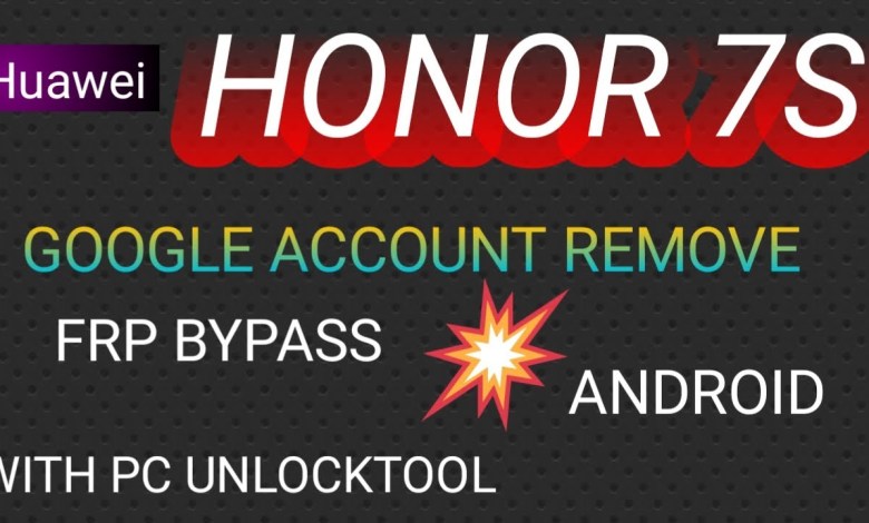 Honor 7S frp bypass /google account remove / unlock Honor 7S frp bypass /google account remove / unlock