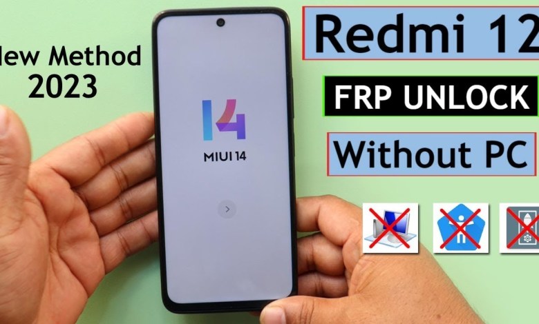 Redmi 12 frp (google lock ) bypass miui 14 easy method Redmi 12 frp (google lock ) bypass miui 14 easy method
