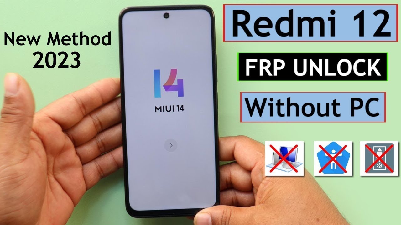 Redmi 12 frp (google lock ) bypass miui 14 easy method Redmi 12 frp (google lock ) bypass miui 14 easy method