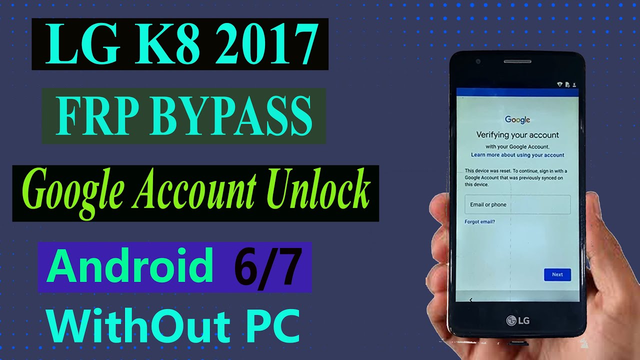 LG K8 (X240) Frp Bypass LG K8 2017 Google Account LG K8 (X240) Frp Bypass LG K8 2017 Google Account