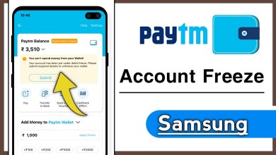 Paytm Account Freeze Problem in Samsung Device Paytm Account Freeze Problem in Samsung Device