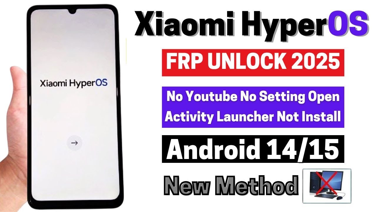 Unlocking Secrets: How to Bypass the New FRP Security on Redmi, Poco, and Xiaomi Devices with HyperOS! Unlocking Secrets: How to Bypass the New FRP Security on Redmi, Poco, and Xiaomi Devices with HyperOS!