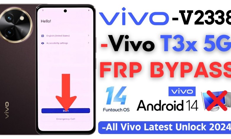 -Vivo T3x 5G FRP Bypass Without PC Unlock All Vivo -Vivo T3x 5G FRP Bypass Without PC Unlock All Vivo