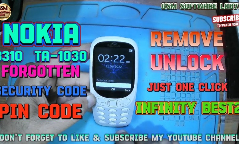 Nokia 3310 Security Code Unlock|Nokia 3310 TA-1030 Nokia 3310 Security Code Unlock|Nokia 3310 TA-1030
