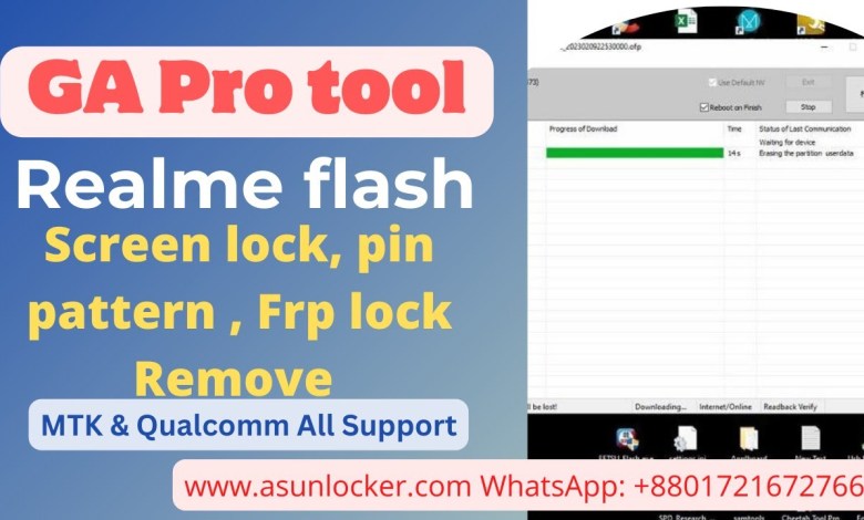 GAPro Realme Flash Tool – Realme Screen lock FRP Demo GAPro Realme Flash Tool – Realme Screen lock FRP Demo