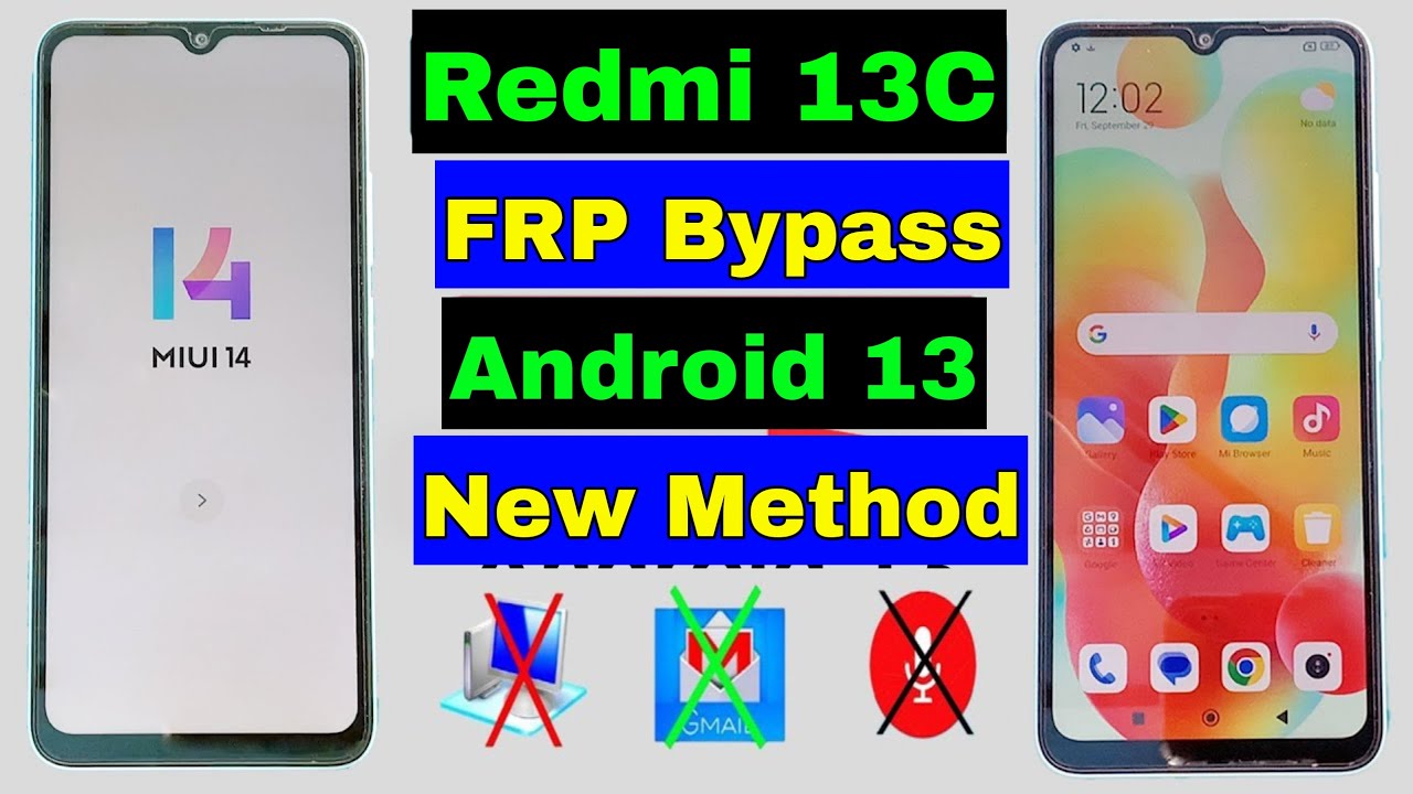 Redmi 13C FRP Bypass Android 13 Without PC | Xiaomi Redmi 13C FRP Bypass Android 13 Without PC | Xiaomi