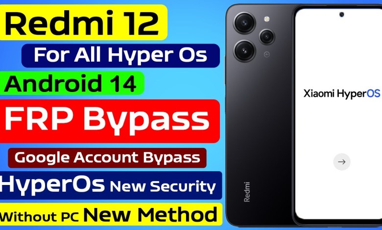 Redmi 12 Hyper Os FRP Bypass Android 14 without PC | Redmi 12 Hyper Os FRP Bypass Android 14 without PC |