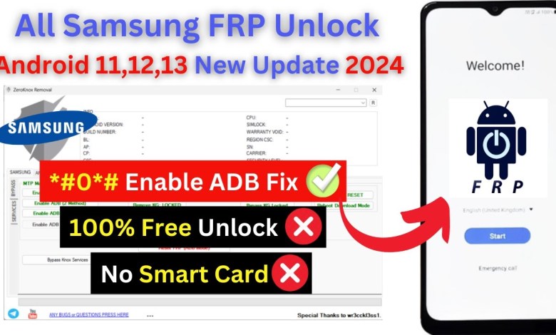 Samsung FRP Bypass 2024! *#0*# Enable ADB Fix Samsung FRP Bypass 2024! *#0*# Enable ADB Fix