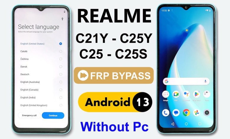 REALME C21Y/C25Y/C25/C25S ANDROID 13 BYPASS GOOGLE REALME C21Y/C25Y/C25/C25S ANDROID 13 BYPASS GOOGLE