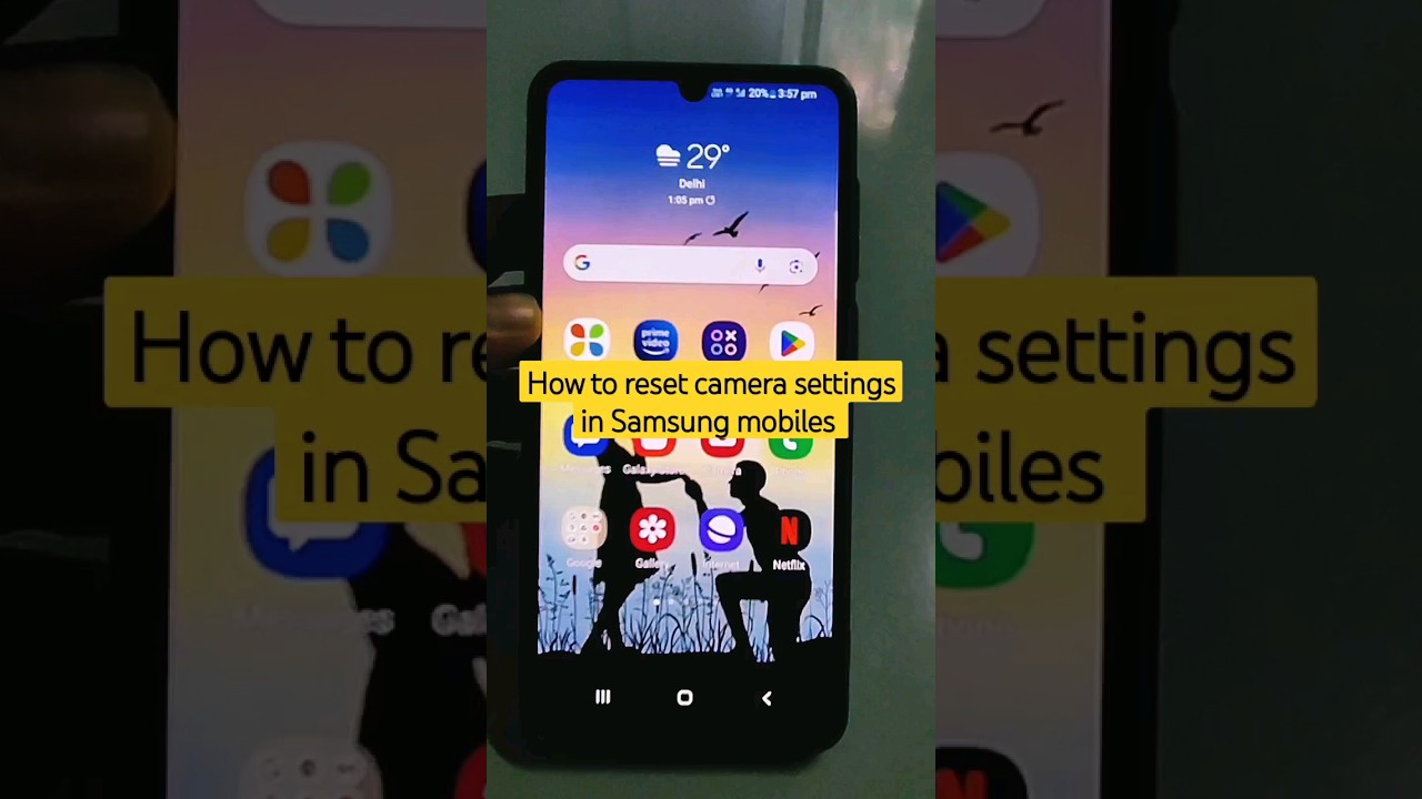 How to reset camera settings in Samsung mobiles How to reset camera settings in Samsung mobiles