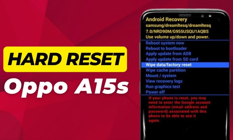 How To Hard Reset Oppo A15s – Full Guide How To Hard Reset Oppo A15s – Full Guide